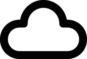 Cloud  icon symbol vector image. Illustration of the hosting storage design image