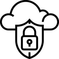 Cloud  icon symbol vector image. Illustration of the hosting storage design image