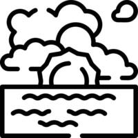 Cloud  icon symbol vector image. Illustration of the hosting storage design image