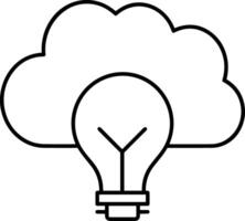 Cloud  icon symbol vector image. Illustration of the hosting storage design image