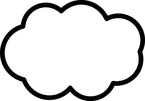 Cloud  icon symbol vector image. Illustration of the hosting storage design image