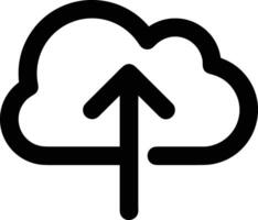 Cloud  icon symbol vector image. Illustration of the hosting storage design image