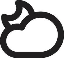 Cloud  icon symbol vector image. Illustration of the hosting storage design image