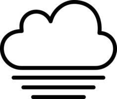 Cloud  icon symbol vector image. Illustration of the hosting storage design image