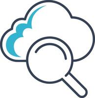 Cloud  icon symbol vector image. Illustration of the hosting storage design image