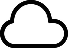 Cloud  icon symbol vector image. Illustration of the hosting storage design image