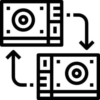 Cloud  icon symbol vector image. Illustration of the hosting storage design image