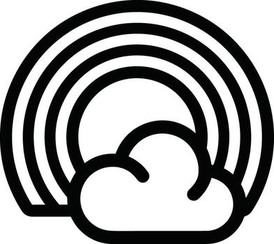Cloud  icon symbol vector image. Illustration of the hosting storage design image