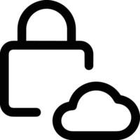 Cloud  icon symbol vector image. Illustration of the hosting storage design image