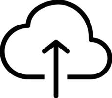 Cloud  icon symbol vector image. Illustration of the hosting storage design image