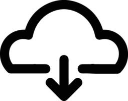 Cloud  icon symbol vector image. Illustration of the hosting storage design image