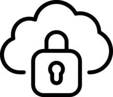 Cloud  icon symbol vector image. Illustration of the hosting storage design image