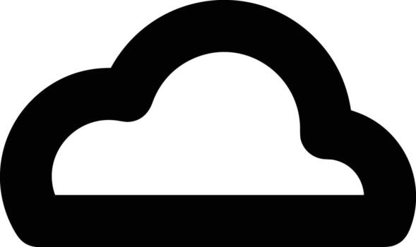 Cloud  icon symbol vector image. Illustration of the hosting storage design image