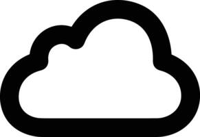 Cloud  icon symbol vector image. Illustration of the hosting storage design image