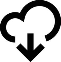 Cloud  icon symbol vector image. Illustration of the hosting storage design image