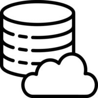 Cloud  icon symbol vector image. Illustration of the hosting storage design image