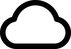 Cloud  icon symbol vector image. Illustration of the hosting storage design image