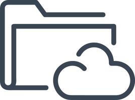 Cloud  icon symbol vector image. Illustration of the hosting storage design image