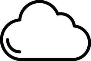 Cloud  icon symbol vector image. Illustration of the hosting storage design image