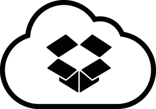 Cloud  icon symbol vector image. Illustration of the hosting storage design image