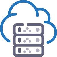 Cloud  icon symbol vector image. Illustration of the hosting storage design image