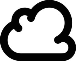 Cloud  icon symbol vector image. Illustration of the hosting storage design image