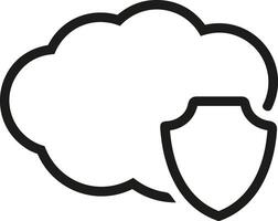 Cloud  icon symbol vector image. Illustration of the hosting storage design image