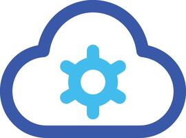 Cloud  icon symbol vector image. Illustration of the hosting storage design image