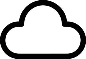 Cloud  icon symbol vector image. Illustration of the hosting storage design image