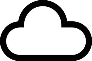 Cloud  icon symbol vector image. Illustration of the hosting storage design image