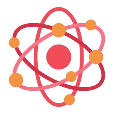 Quantum Future things icon illustration