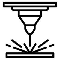 Laser Future things icon illustration vector