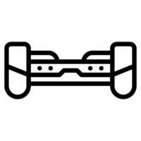 Hoverboard Future things icon illustration vector