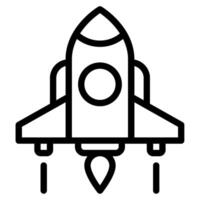 Spacecraft Future things icon illustration vector