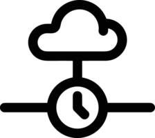 Cloud  icon symbol vector image. Illustration of the hosting storage design image