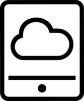 Cloud  icon symbol vector image. Illustration of the hosting storage design image