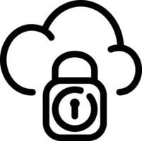 Cloud  icon symbol vector image. Illustration of the hosting storage design image