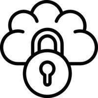 Cloud  icon symbol vector image. Illustration of the hosting storage design image