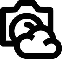 Cloud  icon symbol vector image. Illustration of the hosting storage design image