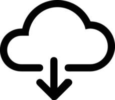 Cloud  icon symbol vector image. Illustration of the hosting storage design image