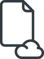 Cloud  icon symbol vector image. Illustration of the hosting storage design image