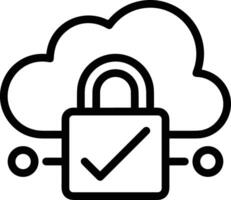 Cloud  icon symbol vector image. Illustration of the hosting storage design image