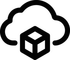 Cloud  icon symbol vector image. Illustration of the hosting storage design image