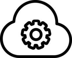 Cloud  icon symbol vector image. Illustration of the hosting storage design image