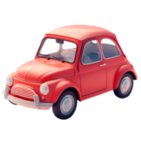 AI generated Red car model png