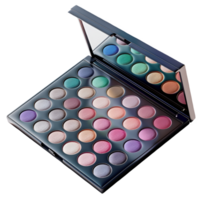 AI generated Makeup Palette.Colorful eyeshadow palette png