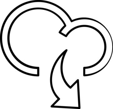 Cloud  icon symbol vector image. Illustration of the hosting storage design image