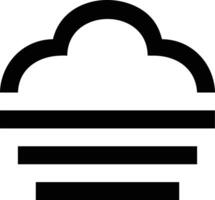 Cloud  icon symbol vector image. Illustration of the hosting storage design image