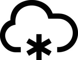 Cloud  icon symbol vector image. Illustration of the hosting storage design image