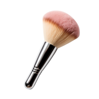 AI generated Soft lightly used makeup brush isolated on transparent background png